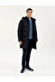 Dark Navy Blue Regular Fit Coat 50284787-Vr100 - 3