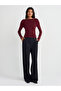 31213 Boat Neck Long Sleeve Ball-Burgundy - 3