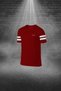 Men's Burgundy Dri-Fit Unprinted Casual Comfortable T-Shirt Shorts Sports Set Set (S -3Xl) - 2