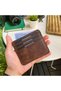 Men's Brown Card Holder Slim Genuine Leather Credit Card & Business Card Holder with Gift Box |   Ariza - 3