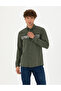 Khaki Slim Fit Long Sleeve Shirt 50274061-Vr027