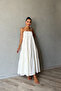 Sardinya Gipe Detailed Ecru Strap Dress - 3