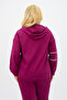 Plus Size Hooded Zippered Tracksuit Set - 8130-25 - 4