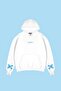 Together Printed Oversize Unisex White Hoodie - 5