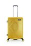 Globe Medium Check-In Luggage Suitcase Yellow