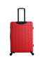 Reptile ABS Set, TSA Lock, Expandable, 4 Double Wheels, 3pcs (20+24+28 Inch) Red - 5