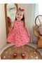 Girl's Strawberry Summer Dress, Holiday Outfit - 8