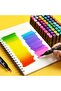 Double Sided 48 Li Professional Pen Set Premium Marker Felt Tip Pen with Carrying Bag - 8