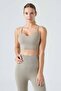 Pine Adjustable Thin Strap Bra Khaki - 2