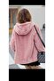 unlined hooded zippered rubberized fleto pocket inside and outside welsoft plush jacket - 3