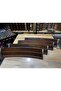 Oval Wooden Walnut Okey Set - 3