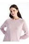 Lcw Crew Neck Self Patterned Long Sleeve Women's Knitwear Sweater - 2