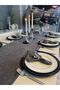 Pearl Velvet Textured Long Runner Smoked Gray (Napkins Not Included) - 6