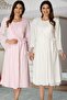 Pregnant Effort Women's Dressing Gown Pink - 4
