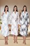 Effortt Pink Plaid Dressing Gown