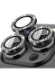 iPhone 15 Pro Max Compatible Camera Protector Jewelled Glass Lens Eyepiece Protector - 2