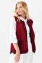 Women's Crew Neck Water Stone Bead Embroidered Short Vest Vest - 4