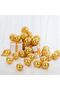 Gold Color Chrome Balloon 10 Pieces - 5
