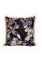 Luxury Velvet 43x43 Cm Throw Pillow Case Decorative Soft Living Room Sofa Avant-Garde Fringed Black - 3