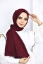 Hijab Women's Cotton Cazz Shawl Model _ Dark Burgundy