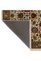 Leyla Collection Dark Green Beige Tones Floral Motif Woven Base Modern Decorative Carpet Leyla24 - 5