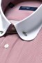 Striped Baby Collar Pin Shirt - 2