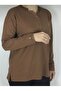 Sports Mother's Bluz with Stone Collar and Buttons - 3