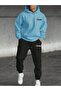 Trendy Clothing Large Size Hooded Tracksuit Set Printed (Clothes) - 4