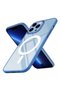 Apple iPhone 13 Pro Max Case Metal Lens Protection Magsafe 1.5 mm Ultra Thin Premium Chrome Cover