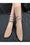 Parla Sparkling Tulle Bridal Socks Evening Dress Socks Black-Silver - 6