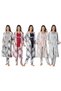 8084 Women's Fuchsia Maternity 3-Piece Nightgown Set - 2