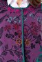 Women's Crew Neck Ivy Patterned Wool Vest Light Purple - 5