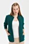 Women's Stand Collar Seamless Front Zipper Wool Cardigan C.B.C. - 2