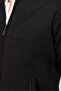 Men's Stand Collar Steel Knit Wool Knitwear Coat Black - 7