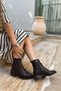 Montelo Bitter Brown Leather Zippered Women's Boots - 2