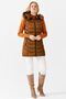 Women's Hooded Quilted Puffer Vest Copper - 8