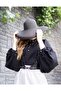 Black Balloon Sleeve Vintage Shirt - 3