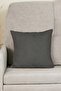43X43 cm Dark Gray Cushion Cover Decorative Velvety Ethnic Inta-702