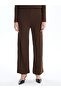 Lcw Women's Elastic Waist Plain Knitwear Trousers - 2