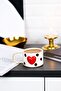 Set of 2 Mugs with Dots and Hearts Inside the Line / Handmade Ceramic Set of 2 Mugs - 6