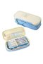Special Large Capacity Expandable Canvas Pen Holder Ultra-Luxury Quality Pen Case and Makeup Bag - 3