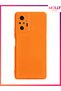 Velvet Silicone Case with Orange Liquid Inside for Xiaomi Redmi Note 10 Pro
