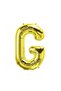 Letter g Foil Gold Color Balloon Small 35 cm