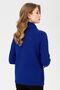 Women's Degaje Collar Sleeves and Collar Hair Knitted Wool Sweater K.S.Blue - 5
