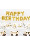 Letter D Foil Gold Color Balloon Small 35 cm - 3