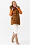 Women's Hooded Quilted Puffer Vest Copper - 7