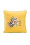 Luxury Velvet 43X43 cm Cushion Cover Decorative Soft Living Room Sofa Avant-Garde Piping Yellow - 3