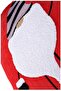 43X43 Christmas Throw Pillow Cover Red Punch Pattern New Year Santa Claus Dwarf Santa Claus Punch 06 - 3