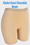 3-Pack Dondeza Women's Long-Leg High-Waist Gathering Cotton Boxer Shorts - 2