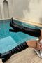 Dakota Black Crocodile Zipper Detailed Women's Heeled Boots - 2
